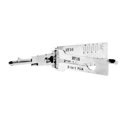 New Original Lishi HY16 2-in-1 Decoder and Pick for Hyundai and Kia [Profile: HY16/HY17 (Flat 10 cut)]  | Emirates Keys